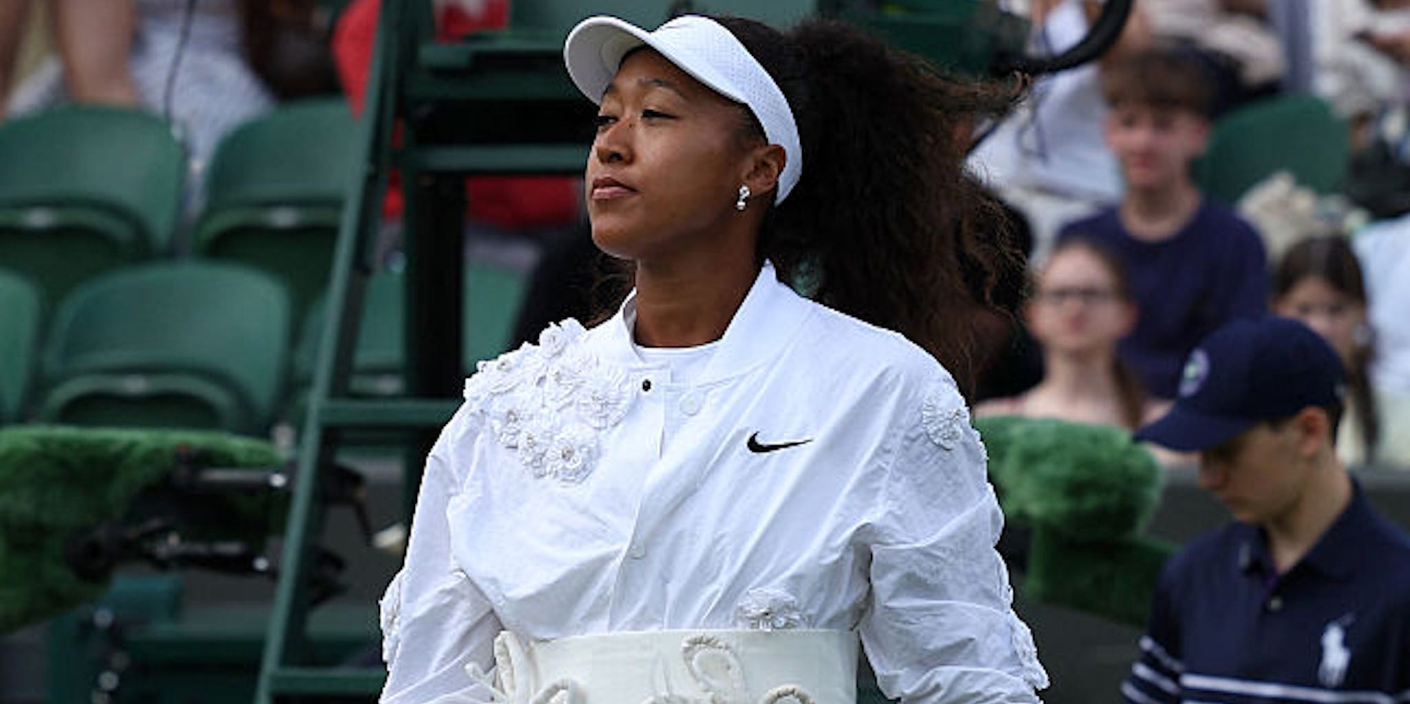 Naomi Osaka Wore a Bridal Train at Wimbledon 2026