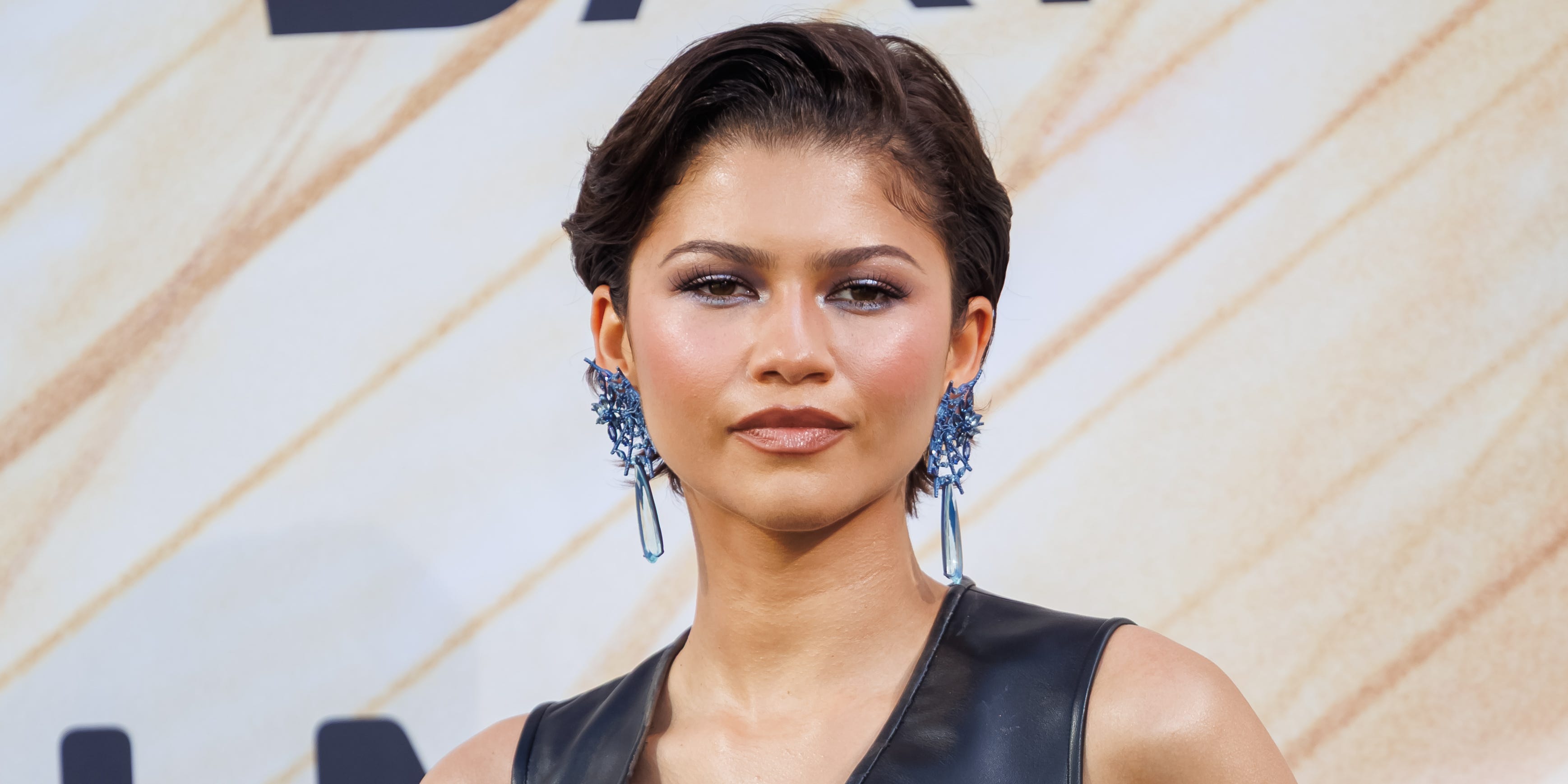 Zendaya's Spider-Man Press Tour Eye Look, Broken Down